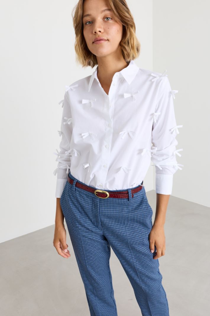 Camicia con decorazioni - BIANCO - Intrend - 2