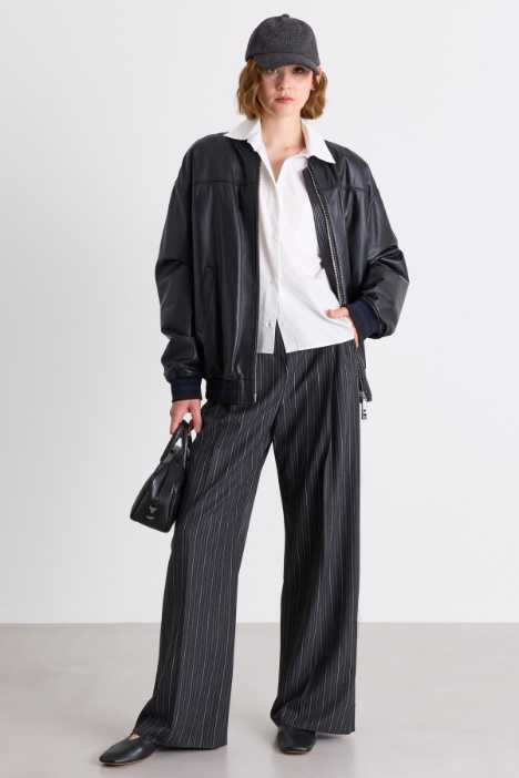 Camisa boxy de popelina - Intrend