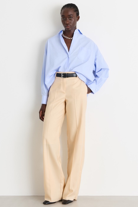 Camicia over in popeline - Intrend