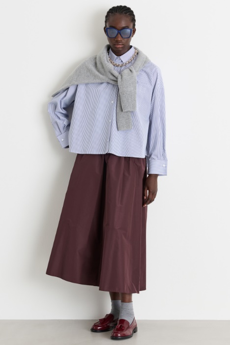 Camisa oversize de popelina - Intrend
