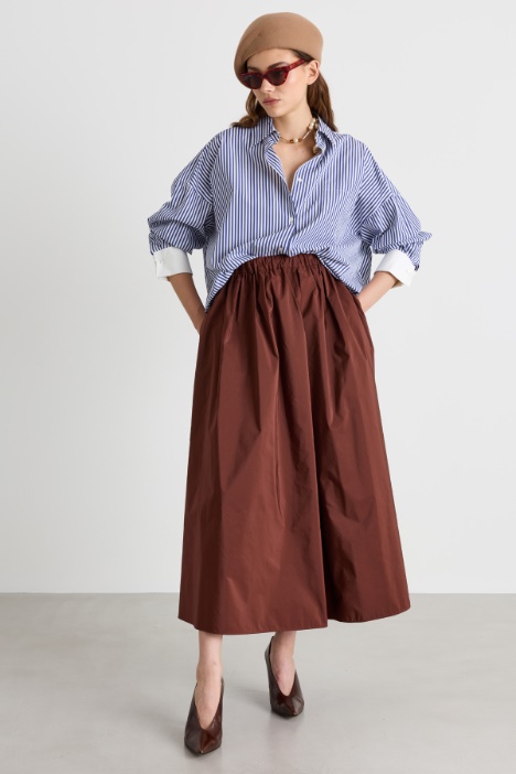 Camicia over in popeline - Intrend