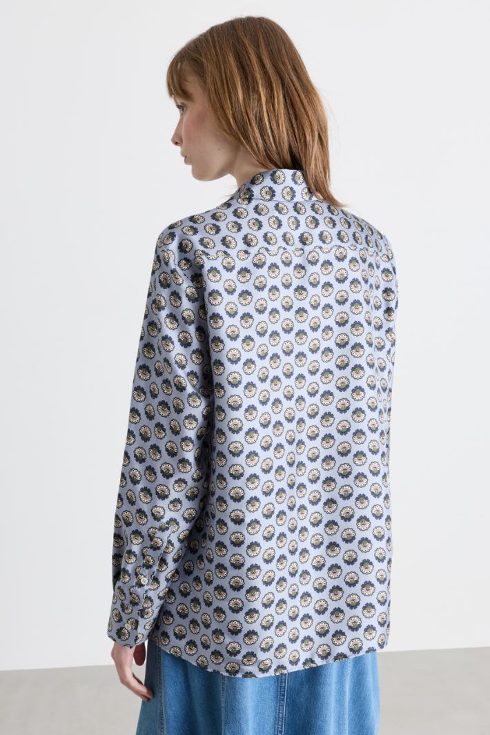 Camicia con fantasia - BLU - Intrend - 4