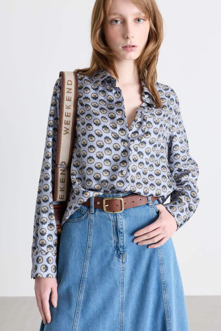 Camicia con fantasia - BLU - Intrend - 2