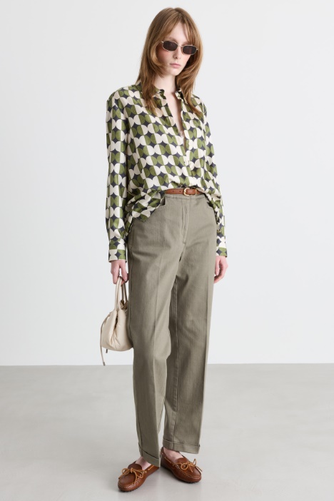Camisa estampada de corte holgado - Intrend