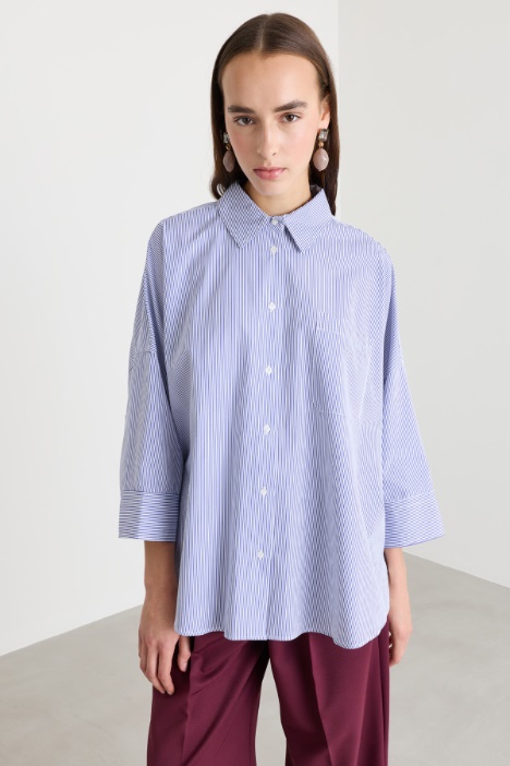Oversized poplin shirt - Intrend