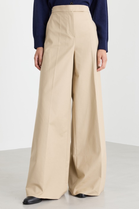 Pantalone ampio in cotone