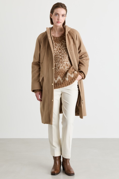 Slim-fit flared trousers - Intrend