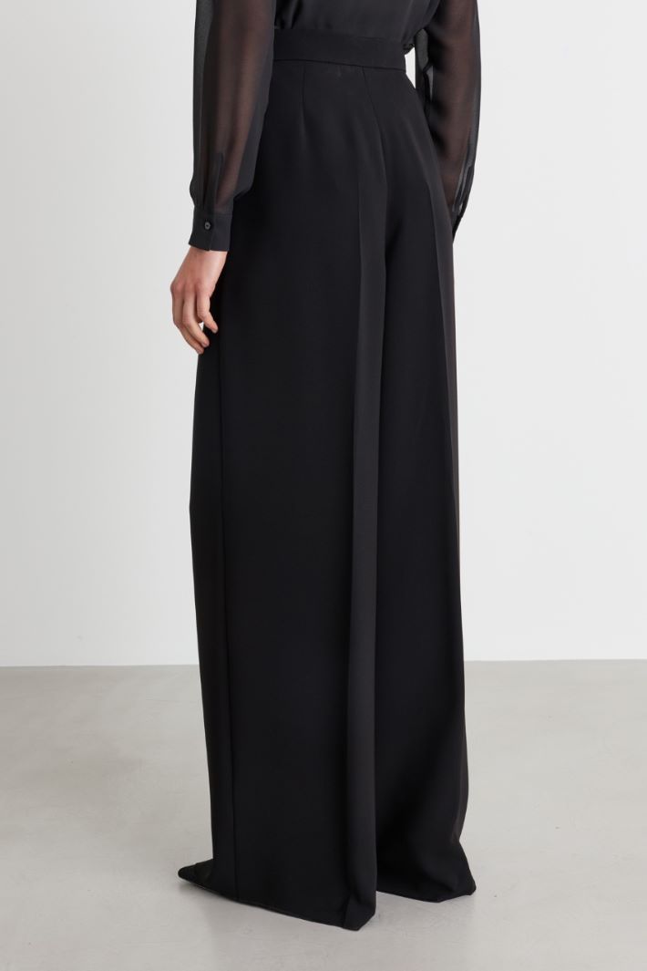 Pantalone in cady compatto - NERO - Intrend - 4