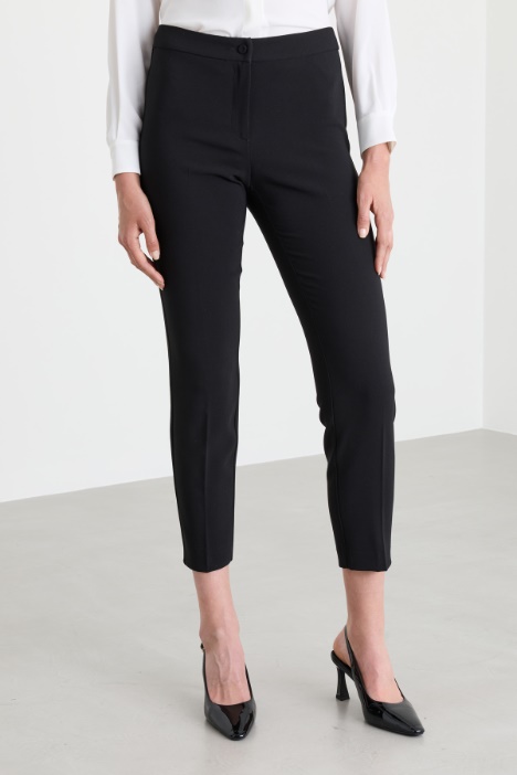 Pantalone skinny in cady