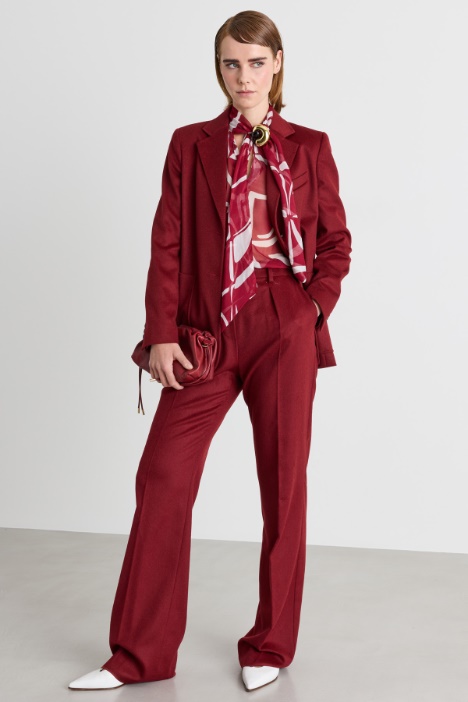 Lightweight Camel Drap Trousers - Intrend
