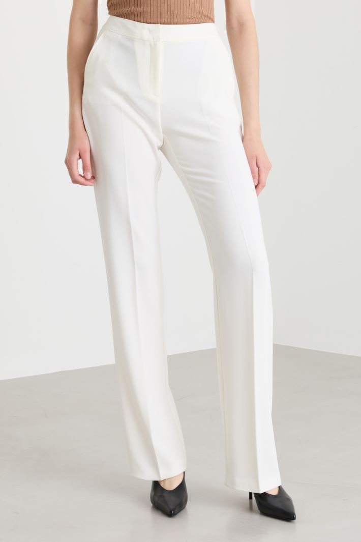 Cady trousers - WHITE - Intrend - 2
