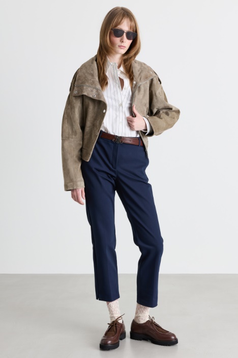 Pantalone chino in tessuto doppio stretch - Intrend