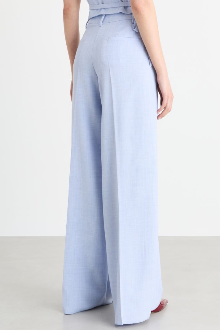 Trousers - LIGHT BLUE - Intrend - 4