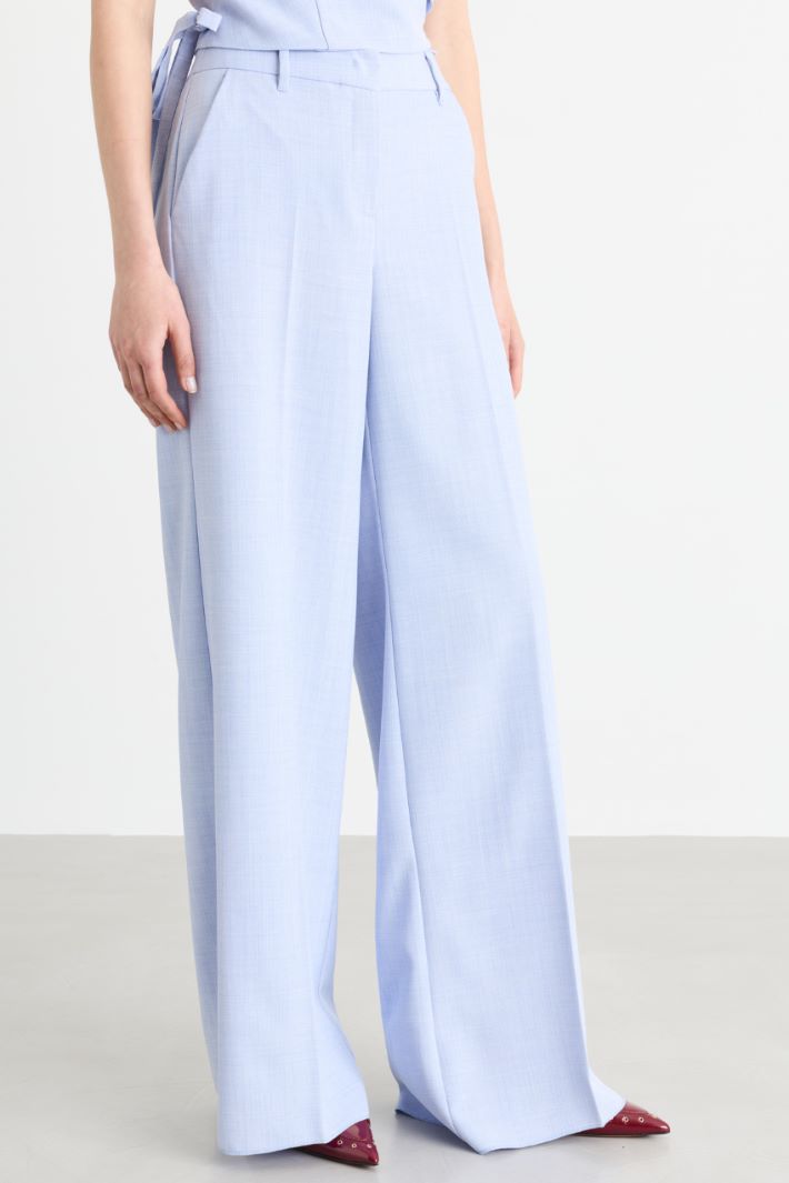Trousers - LIGHT BLUE - Intrend - 2