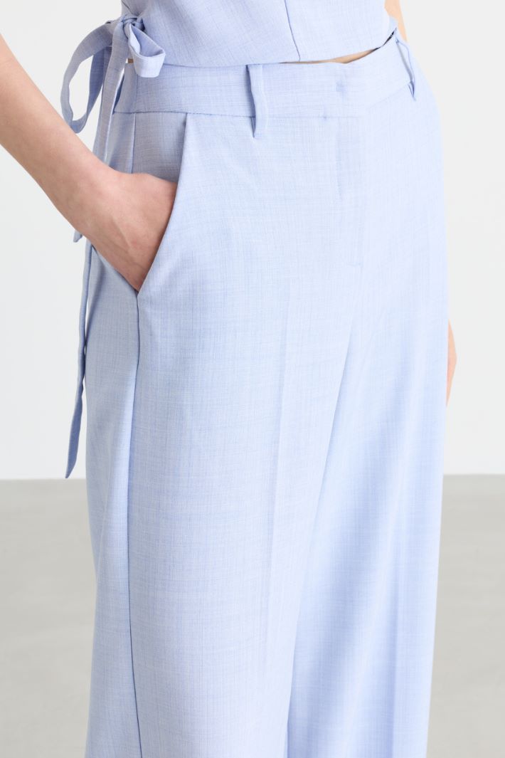 Trousers - LIGHT BLUE - Intrend - 3