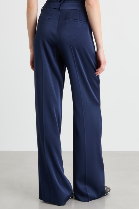 Pantalone in raso