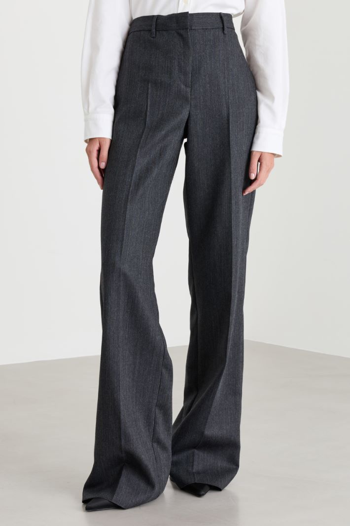Pantalone dritto - GRIGIO - Intrend - 2