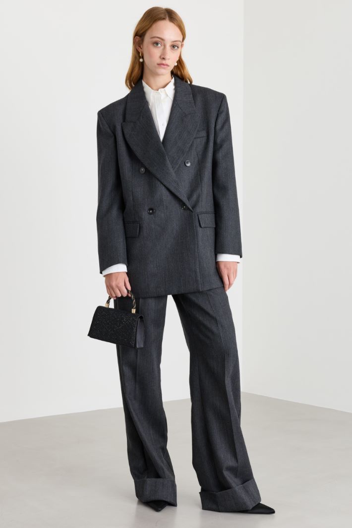 Pantalone dritto - GRIGIO - Intrend
