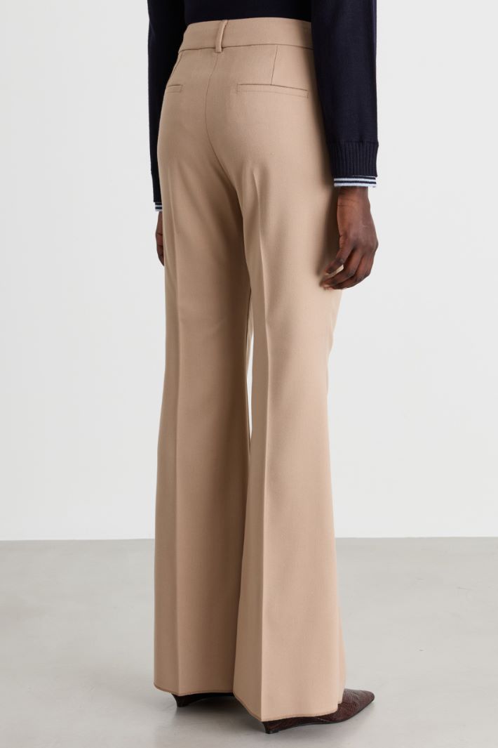 Flared trousers - CAMEL - Intrend - 4