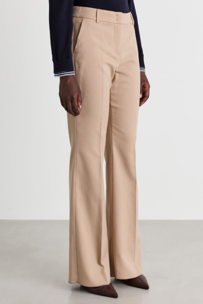 Flared trousers - CAMEL - Intrend - 2