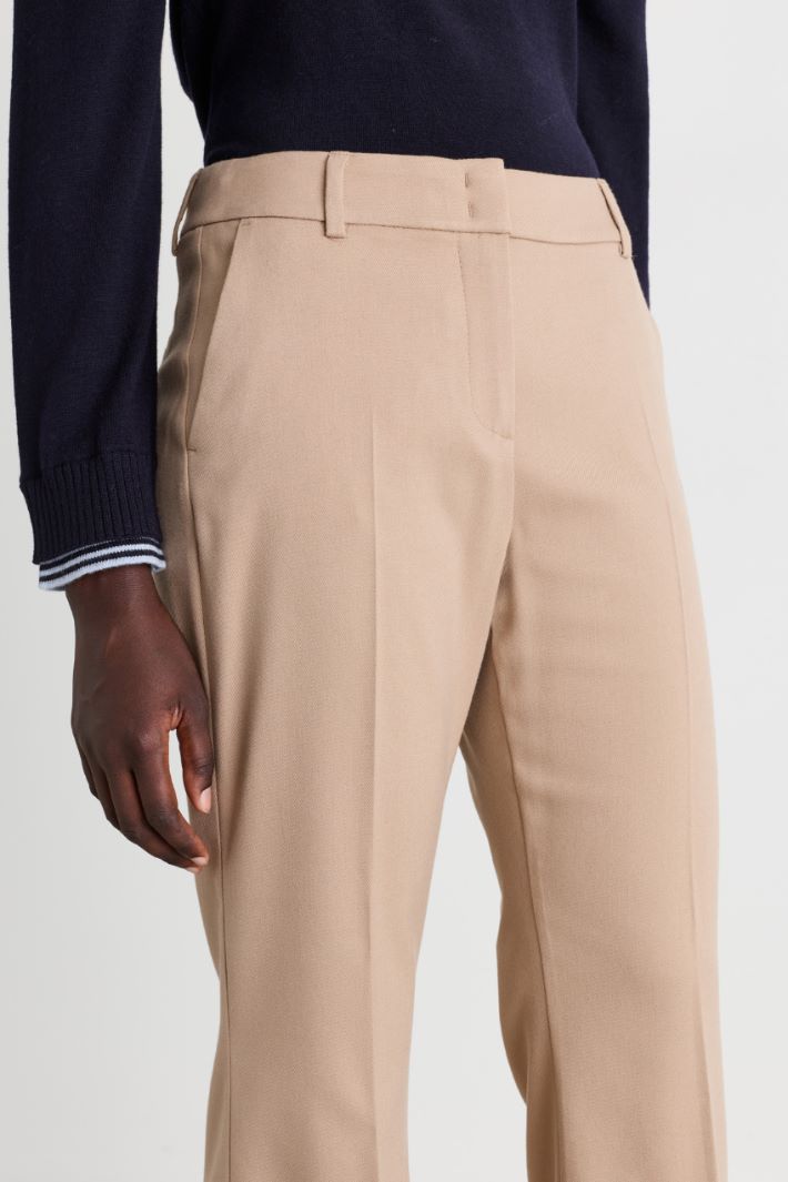 Flared trousers - CAMEL - Intrend - 3