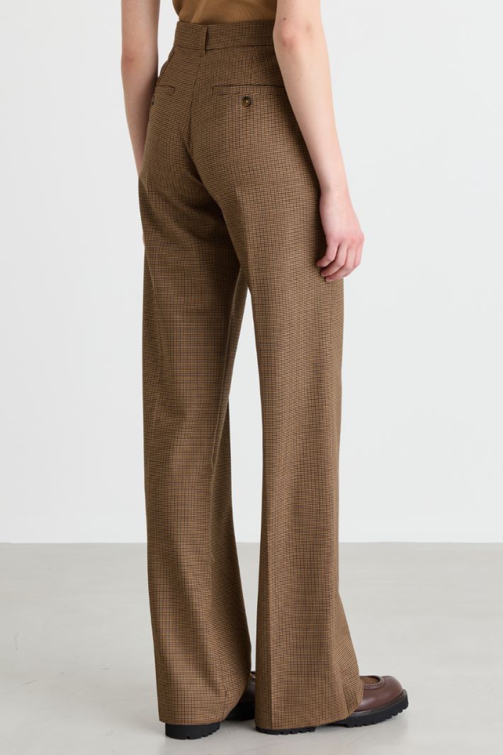 Straight-fit trousers - BROWN - Intrend - 4