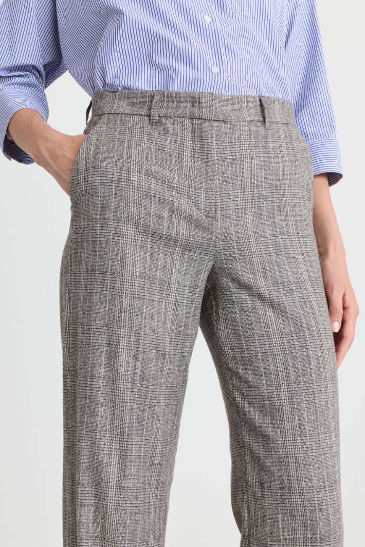 Straight Trousers - GREY - Intrend - 3