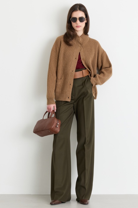 High-waisted trousers - Intrend