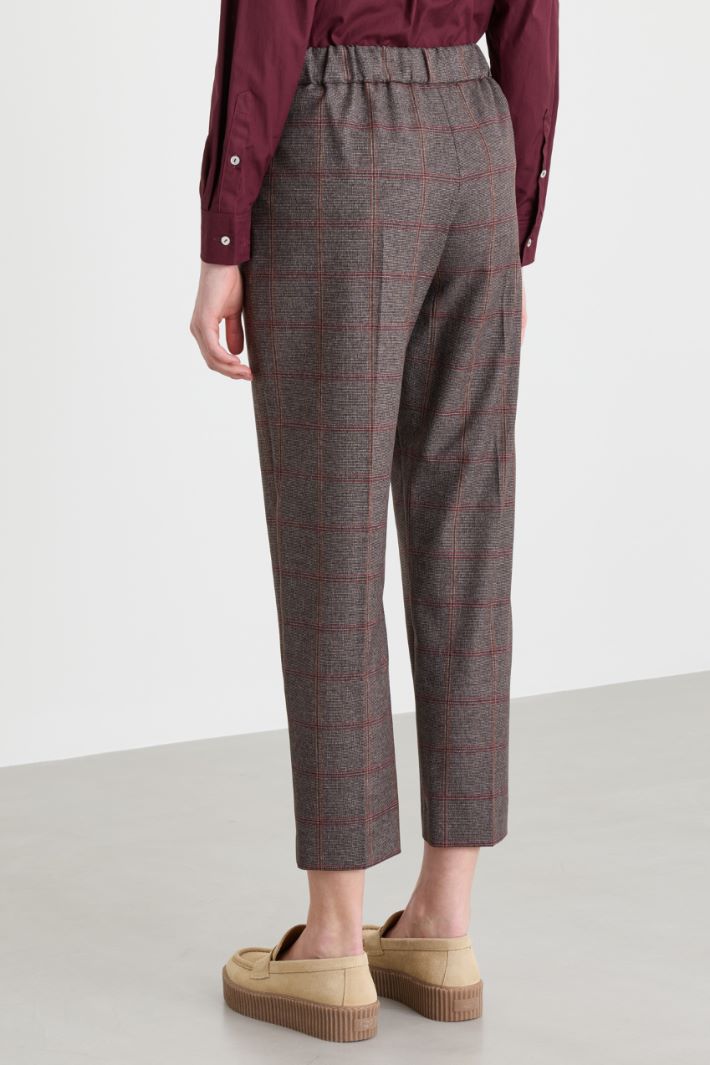 Slim-fit trousers - BROWN - Intrend - 4