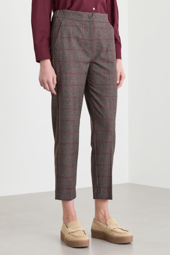 Slim-fit trousers - BROWN - Intrend - 2