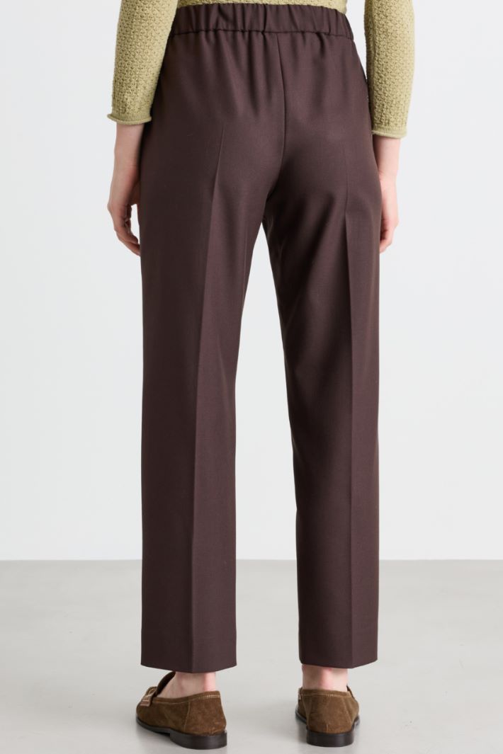 Pantalón de corte ajustado - MARRÓN - Intrend - 4
