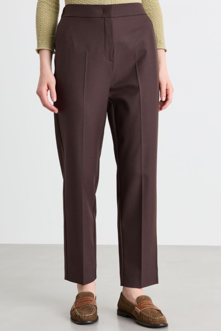 Pantalón de corte ajustado - MARRÓN - Intrend - 2