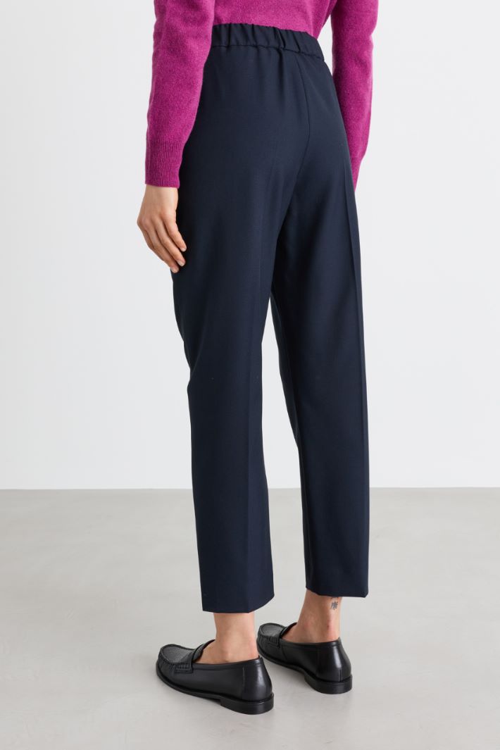 Pantalone semiaderente - BLU - Intrend - 4