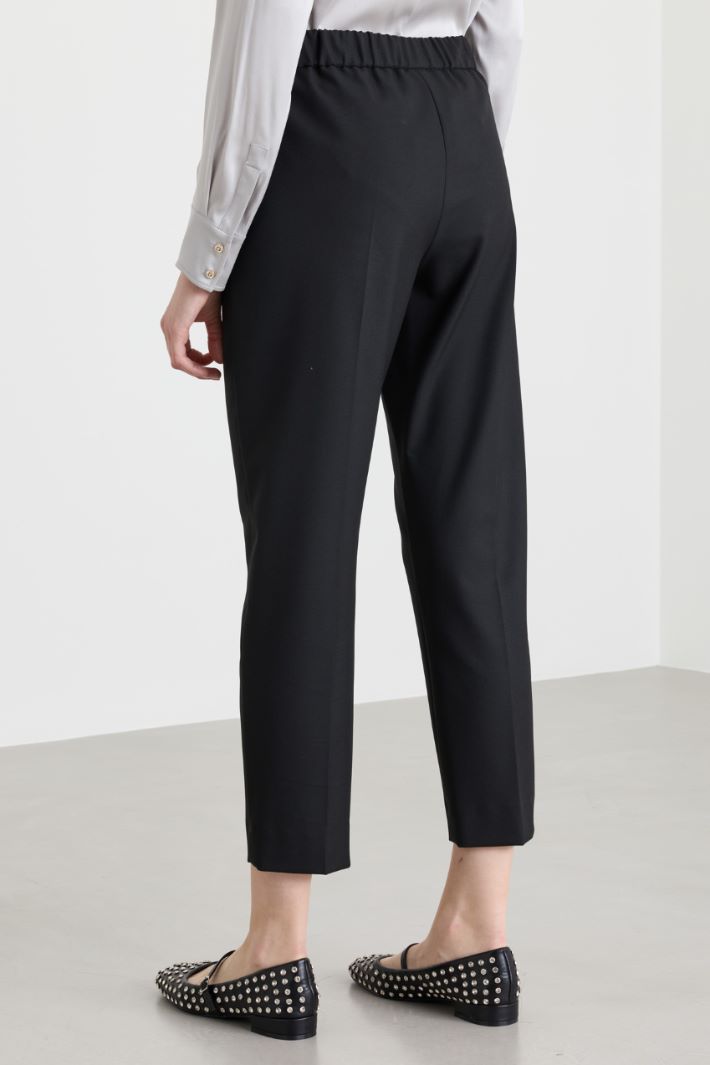 Pantalone semiaderente - NERO - Intrend - 4