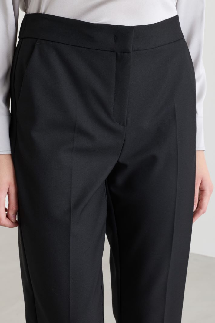 Pantalone semiaderente - NERO - Intrend - 3