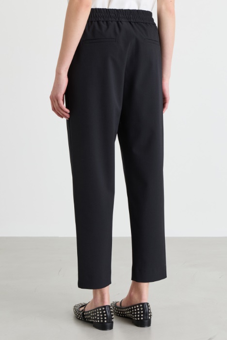 Pantalone baggy in tela