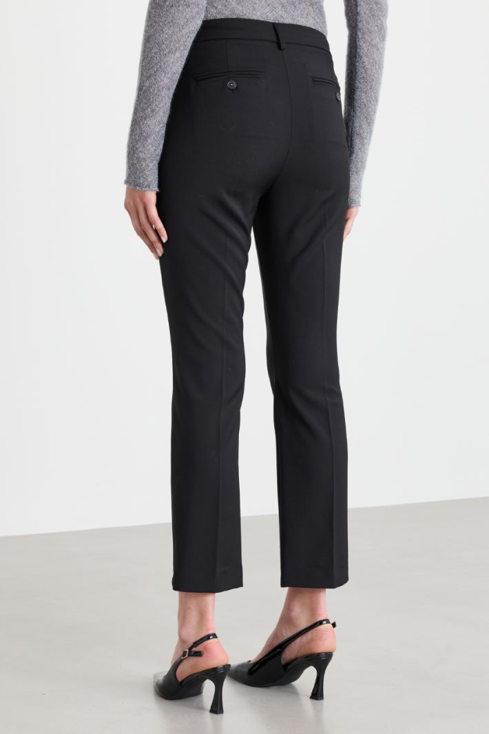 Pantaloni slim - NERO - Intrend - 4