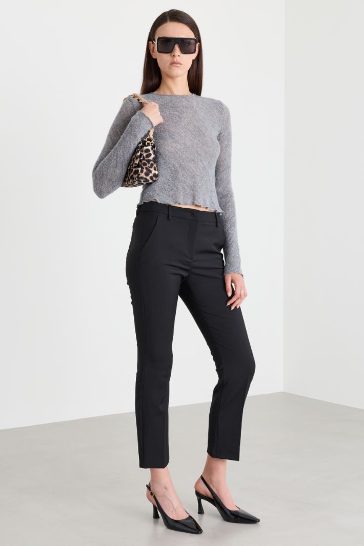 Pantaloni slim - NERO - Intrend