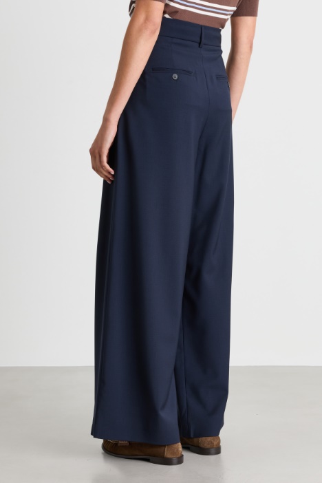 Pantalone ampio in tela
