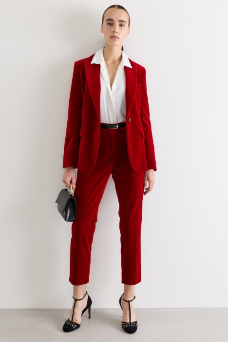 Pantalone in velluto di cotone - Intrend