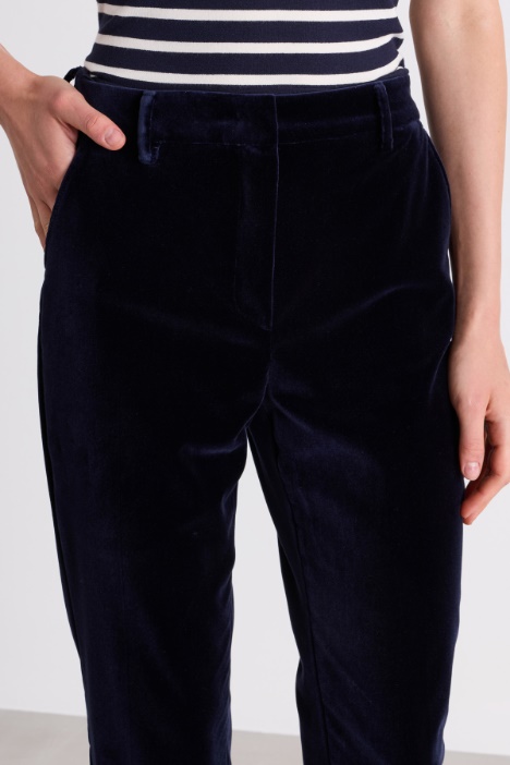 Pantalone in velluto di cotone
