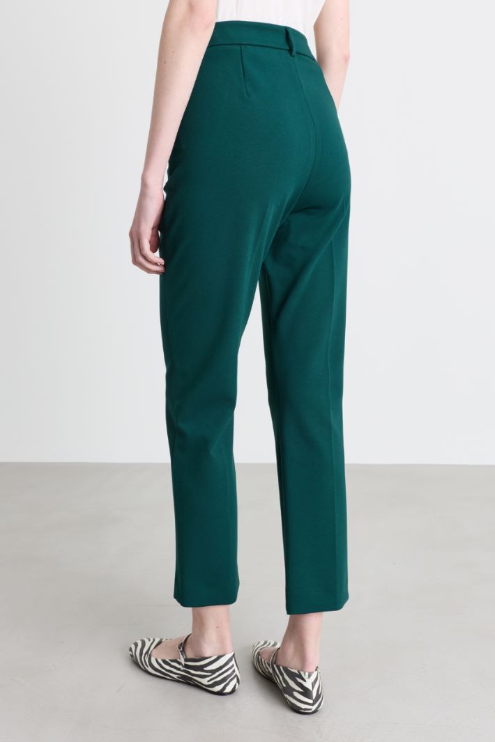 Cady cigarette trousers - GREEN - Intrend - 4