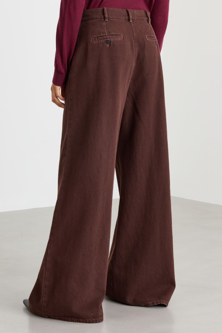 Pantalone in bull - MARRONE - Intrend - 4