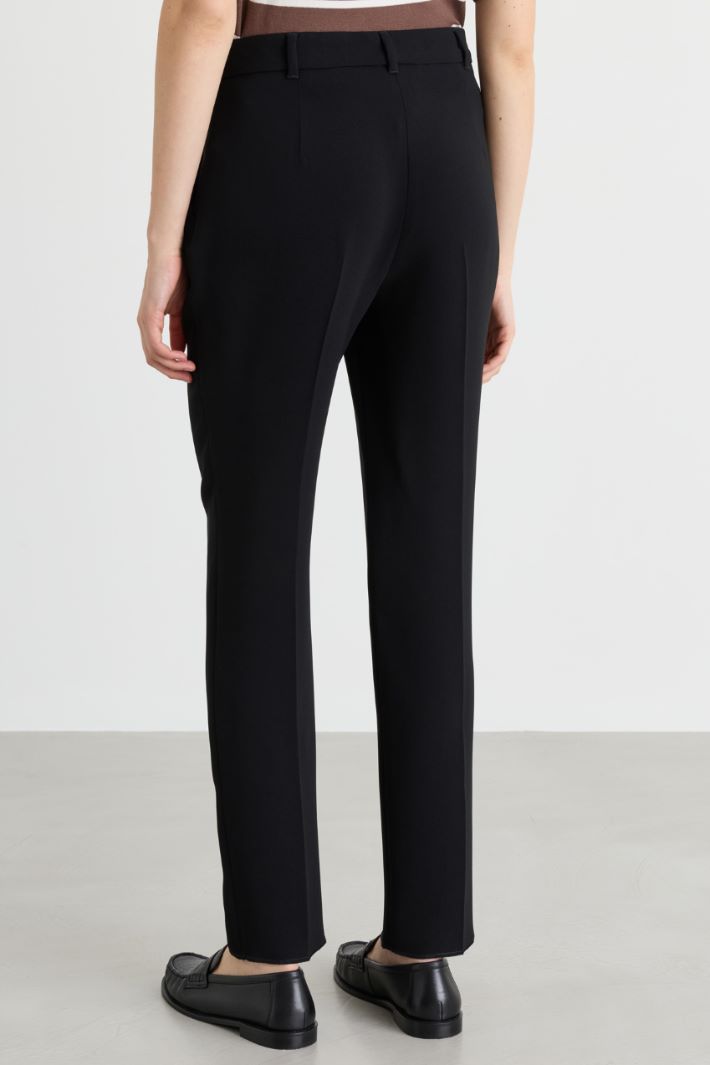 Cady Cigarette Trousers - BLACK - Intrend - 4