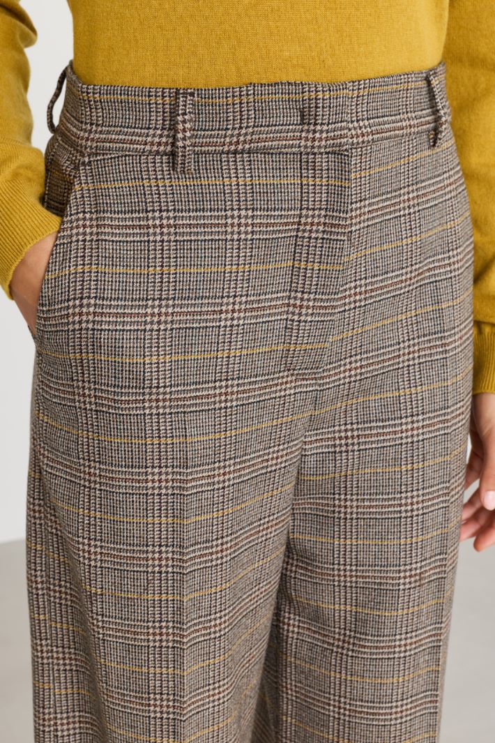 Gerade Wollhose - BRAUN - Intrend - 3