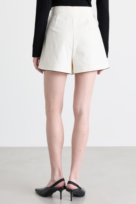 Short in doppia tela di cotone