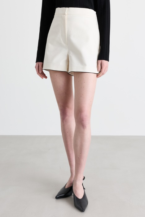 Short in doppia tela di cotone