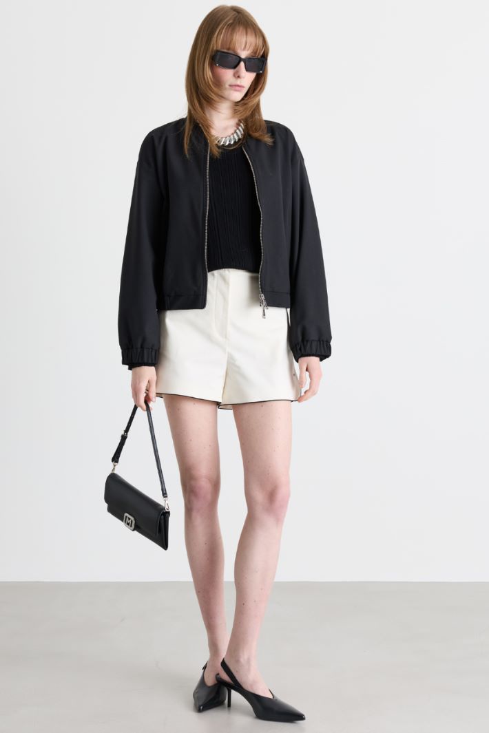 Short in doppia tela - BIANCO - Intrend