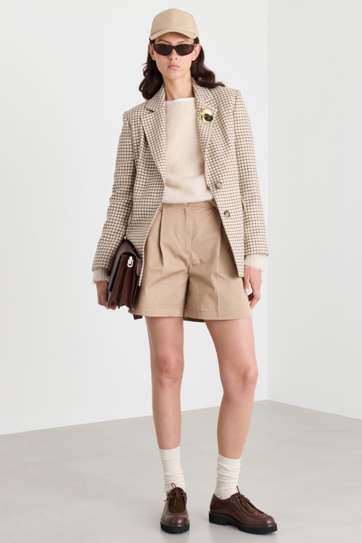 Short in gabardina - CAMMELLO - Intrend