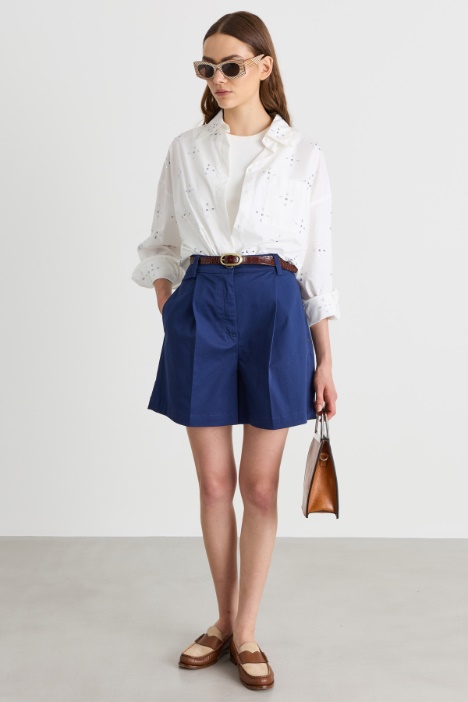 Gabardine shorts - Intrend